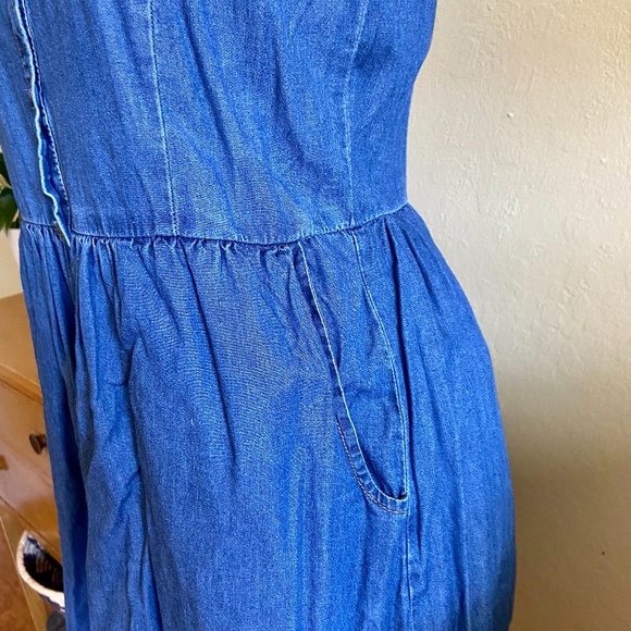 ASOS Blue Button Front Mini by Jacqueline de Yong - Picture 4 of 5